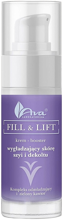 Cremebooster für Hals und Dekolleté - Ava Laboratorium Fill & Lift Booster Neck & Decollete Cream — Bild N1