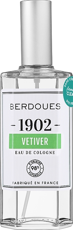 Berdoues 1902 Vetiver - Eau de Cologne — Bild N1