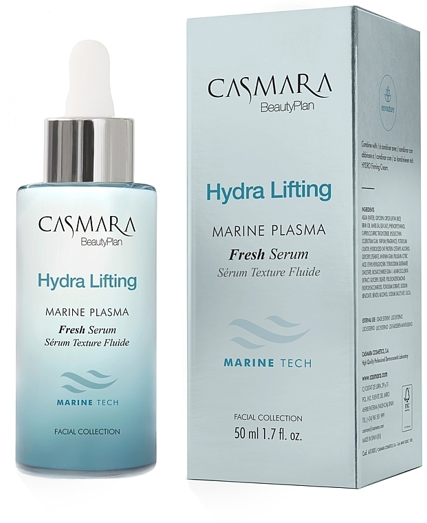 Straffendes und erfrischendes Serum 24h - Casmara Hydra Lifting Marine Plasma Fresh Serum — Bild N1