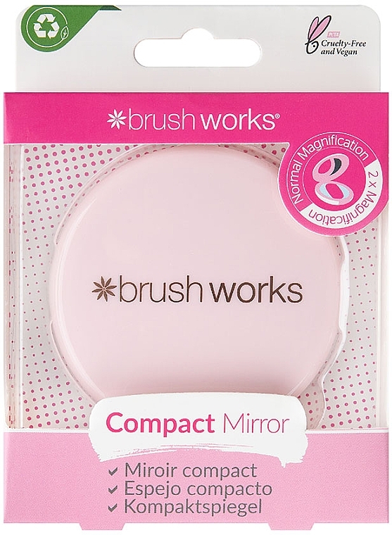 Kompaktspiegel rosa - Brushworks Compact Mirror — Bild N1