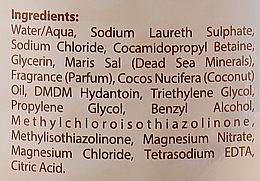 Flüssigseife mit Mineralien aus dem Toten Meer und Kokosöl - Dead Sea Collection Coconut Hand Wash with Natural Dead Sea Minerals — Bild N3