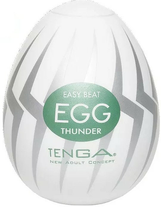 Masturbator in Eiform für den Einmalgebrauch - Tenga Egg Thunder — Bild N1