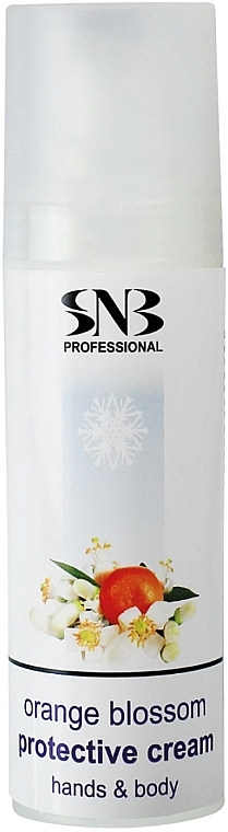 Schützende Wintercreme für Hände und Körper Orangenblüte - SNB Professional Protective Hands And Body Cream Winter Care Orange Blossom  — Bild N1