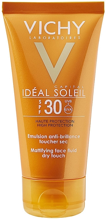 Mattierendes Sonnenschutzfluid für das Gesicht SPF 30 - Vichy Capital Soleil SPF 30 Emulsion Mattifying Face Fluid Dry Touch — Bild N1