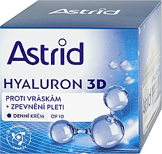 Düfte, Parfümerie und Kosmetik Straffende Anti-Falten Tagescreme - Astrid Hyaluron 3D