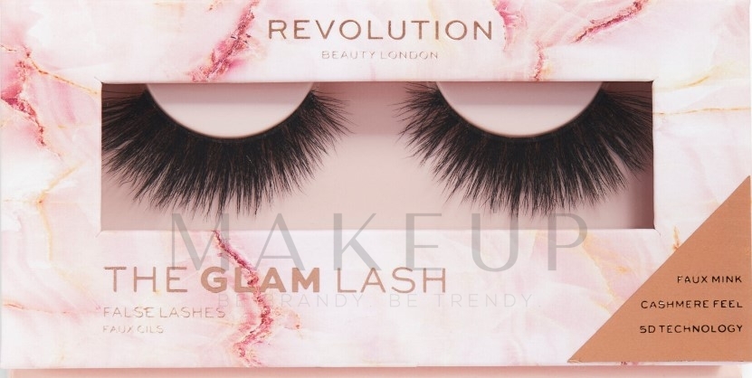 Künstliche Wimpern - Makeup Revolution 5D Cashmere Faux Mink Lashes Glam Lash — Bild 2 St.