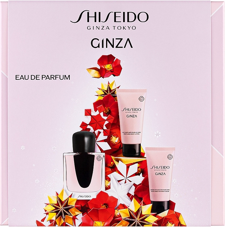 Shiseido Ginza - Duftset (Eau de Parfum 50ml + Körperlotion 50ml + Duschcreme 50ml)  — Bild N1