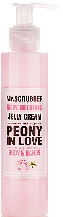 Creme-Gel für Körper und Hände - Mr.Scrubber Skin Delights Peony in Love — Bild N1