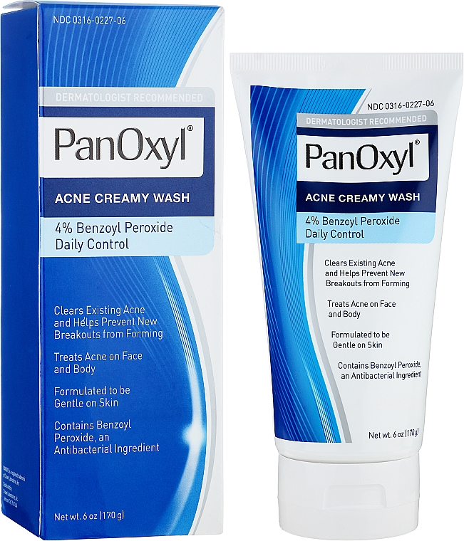 Waschcreme mit 4% Benzoylperoxid - PanOxyl Acne Creamy Wash Benzoyl Peroxide 4% — Bild N2