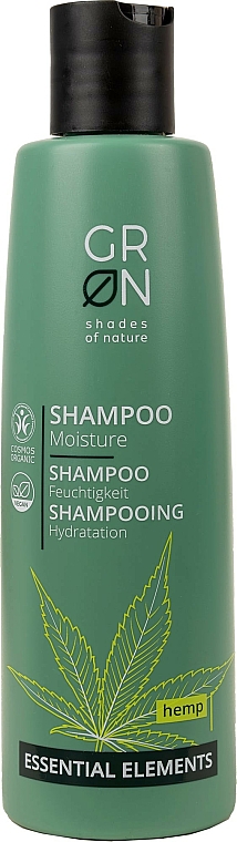 Feuchtigkeitsspendendes Shampoo mit Hanf - GRN Essential Elements Moisture Hemp Shampoo — Bild N1