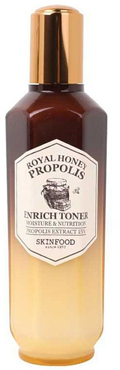 Nährender Toner aus schwarzem Bienen-Propolis-Extrakt - Skinfood Royal Honey Propolis Enrich Toner — Bild N1
