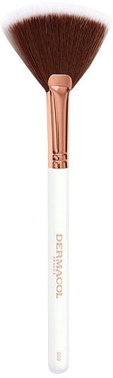 Fächerpinsel - Dermacol Master Brush Rose Gold D59 — Bild N2