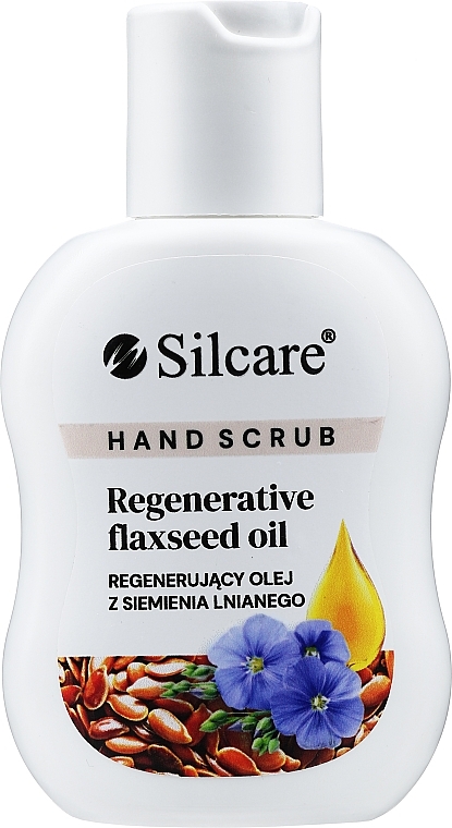 Handpeeling mit Leinsamenöl - Silcare Hand Scrub Regenerative Flaxseed Oil — Bild N1