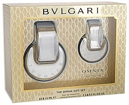 Düfte, Parfümerie und Kosmetik Bvlgari Omnia Crystalline Gift Set - Duftset (Eau de Toilette 65ml + Eau de Toilette Mini 15ml)