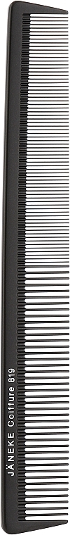 Haarkamm schwarz - Janeke Polycarbonate Toupierkamm 819, Titanium — Bild N1