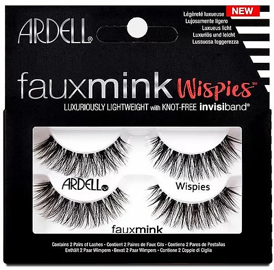 Künstliche Wimpern - Ardell Faux Mink Multipack Twin Pack Wispies — Bild N1