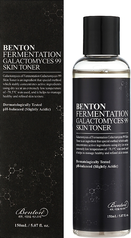 Fermentierter Toner mit Galaktomyceten 99% - Benton Fermentation Galactomyces 99 Skin Toner — Bild N2