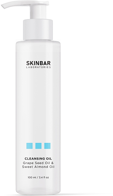 Gesichtsreinigungsöl mit Traubenkernöl und Süßmandelöl - SKINBAR Grape Seed Oil & Sweet Almond Oil Cleansing Oil — Bild N5