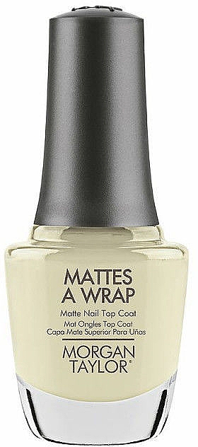 Matter Nagelöberlack - Morgan Taylor Matte A Wrap Matte Nail Top Coat — Bild N1