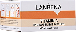 Aufhellende Hydrogel-Augenpatches mit Vitamin C - Lanbena Vitamin C Hydra-Gel Eye Patch — Foto N2
