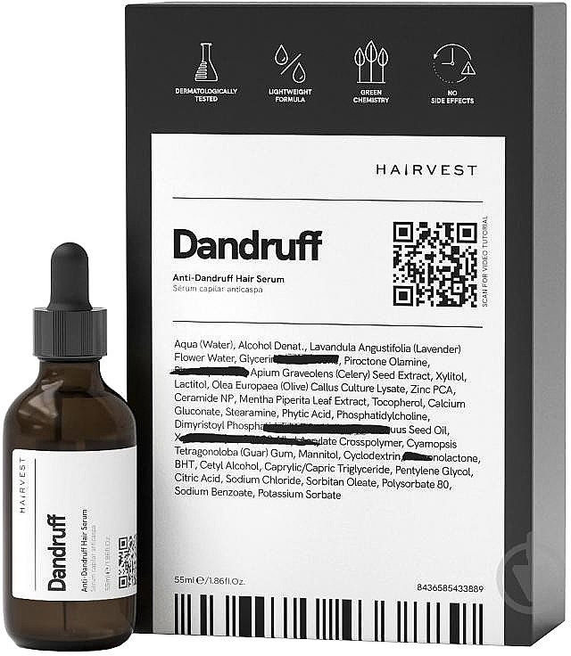 Anti-Schuppen-Haarserum - Hairvest Dandruff Anti-Dandruff Hair Serum — Bild N1