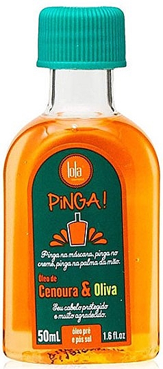 Haaröl Karotte und Olive - Lola Cosmetics Pinga! Carrot And Olive Hair Oil — Bild N1