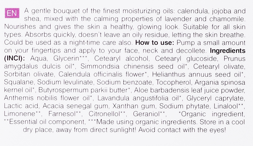 Feuchtigkeitsspendende Gesichtscreme für den Tag mit Lavendel und Kamille - Zoya Goes Moisturising Flower Daily Face Cream — Bild N3
