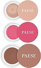 Düfte, Parfümerie und Kosmetik Make-up Set - Paese Kiss My Cheeks 01 (Highlighter 4g + Bronzer 12g + Blush 4g)