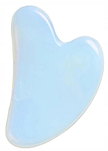 Düfte, Parfümerie und Kosmetik Gesichtsmassage-Platte Gua Sha aus blauem Opal - Lewer Blue Opal Gua Sha Face Massager