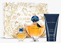 Guerlain Shalimar - Set (Eau de Parfum/50 ml + Eau de Parfum/5 ml + Körperlotion/75 ml) — Bild N1