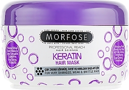 Maske für sehr geschädigtes, schwaches und sprödes Haar mit Keratin - Morfose Buble Keratin Hair Mask — Bild N2