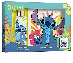 Körperpflegeset für Kinder  - Air-Val International Lilo & Stitch Body Spray (Körperspray 200ml + Einkaufstasche) — Bild N2