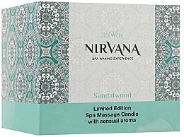 Düfte, Parfümerie und Kosmetik Aromatische Massagekerze Sandelholz - ItalWax Nirvana Sandalwood Spa Massage Candle