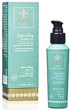 Düfte, Parfümerie und Kosmetik Trockenöl für Körper und Haare - Olive Spa Spirulina Hair & Body Dry Oil