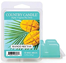 Düfte, Parfümerie und Kosmetik Duftwachs Mango Nectar - Country Candle Wax Melt Mango Nectar
