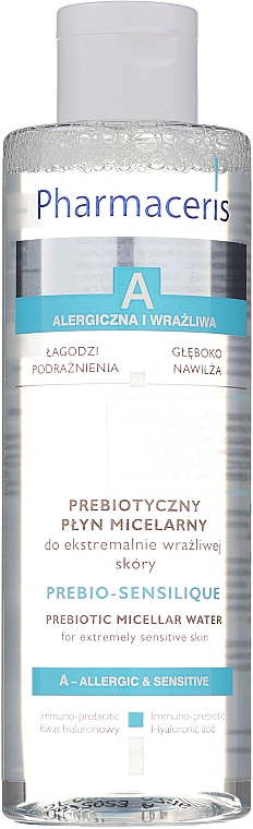 Präbiotisches Mizellen-Reinigungswasser für empfindliche Haut - Pharmaceris A Prebio-Sensilique — Bild N1