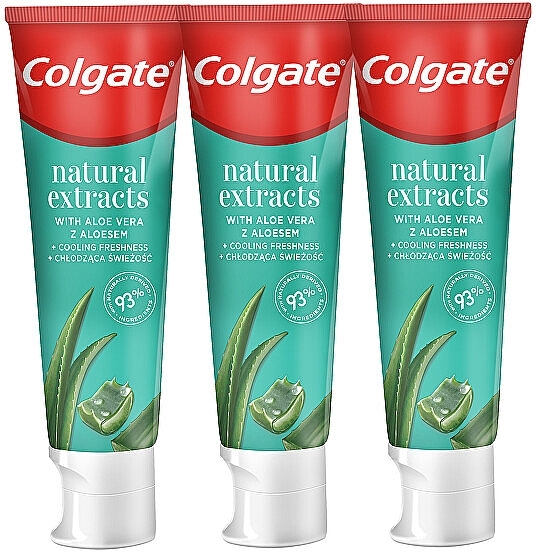 Set - Colgate Natural Extracts (toothpaste/3x75ml) — Bild N1