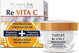 Düfte, Parfümerie und Kosmetik Ultra feuchtigkeitsspendende Tagescreme für das Gesicht - Floslek Revita C Face Cream 40+
