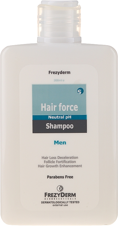 Stärkendes Shampoo gegen Haarausfall für Männer - Frezyderm Hair Force Shampoo Men — Bild N2