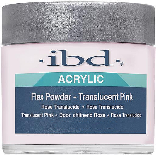 Acrylpuder transparentrosa - IBD Flex Powder Translucent Pink — Bild N1