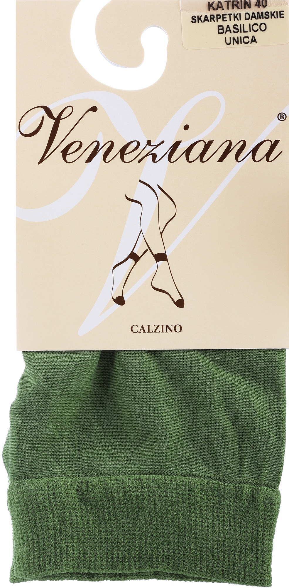 Socken für Frauen Katrin 40 Den basilico - Veneziana — Bild One Size