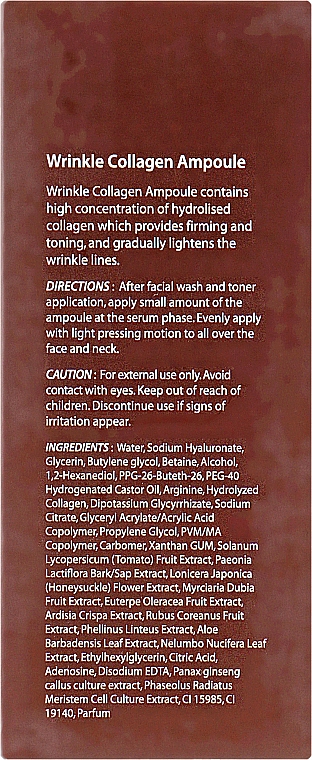 Nährendes Anti-Falten Gesichtsserum mit Kollagen für raue Haut - The Skin House Wrinkle Collagen Feeltox Ampoule — Bild N3