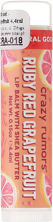 Lippenbalsam "Rubinrote Grapefruit" - Crazy Rumors Pink Grapefruit Juice Lip Balm — Bild N1