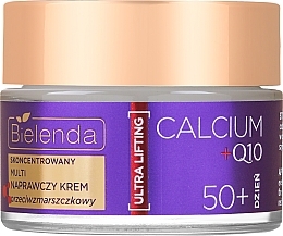 Anti-Falten-Creme 50+ - Bielenda Calcium + Q10  — Bild N1