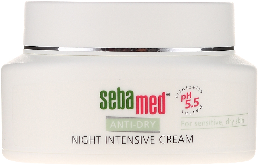 Feuchtigkeitsspendende und pflegende Nachtcreme - Sebamed Anti Dry Night Defence Cream — Bild N1