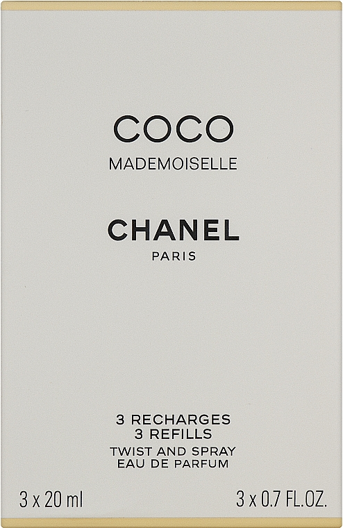Chanel Coco Mademoiselle - Eau de Parfum (3x20ml Refill) — Bild N1