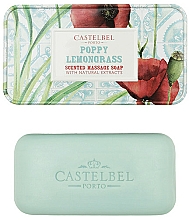 Düfte, Parfümerie und Kosmetik Naturseife mit Mohn und Zitronengras - Castelbel Smoothies Poppy Lemongrass