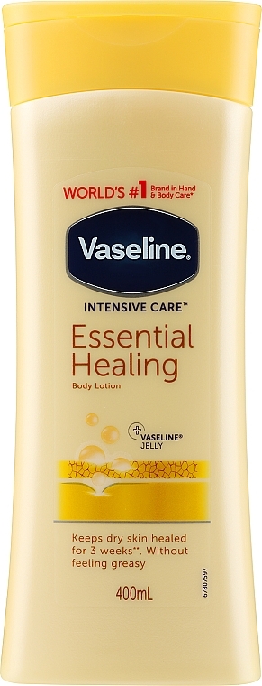 Feuchtigkeitsspendende Heillotion für sehr trockene Körperhaut - Vaseline Intensive Care Essential Healing Lotion — Bild N3
