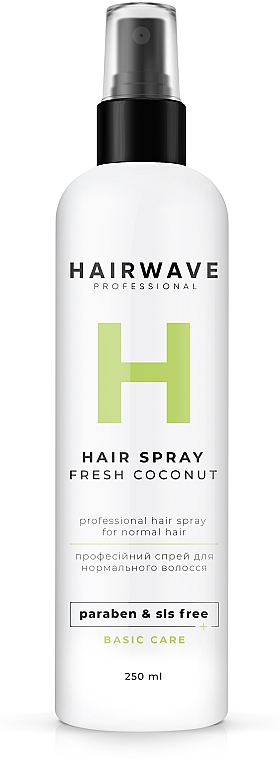 Multifunktionales Haarspray mit Kokosnuss Fresh Coconut - HAIRWAVE Hair Spray Fresh Coconut — Bild N3