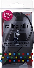 Düfte, Parfümerie und Kosmetik Kompakte Haarbürste schwarz - Rolling Hills Compact Detangling Brush Black